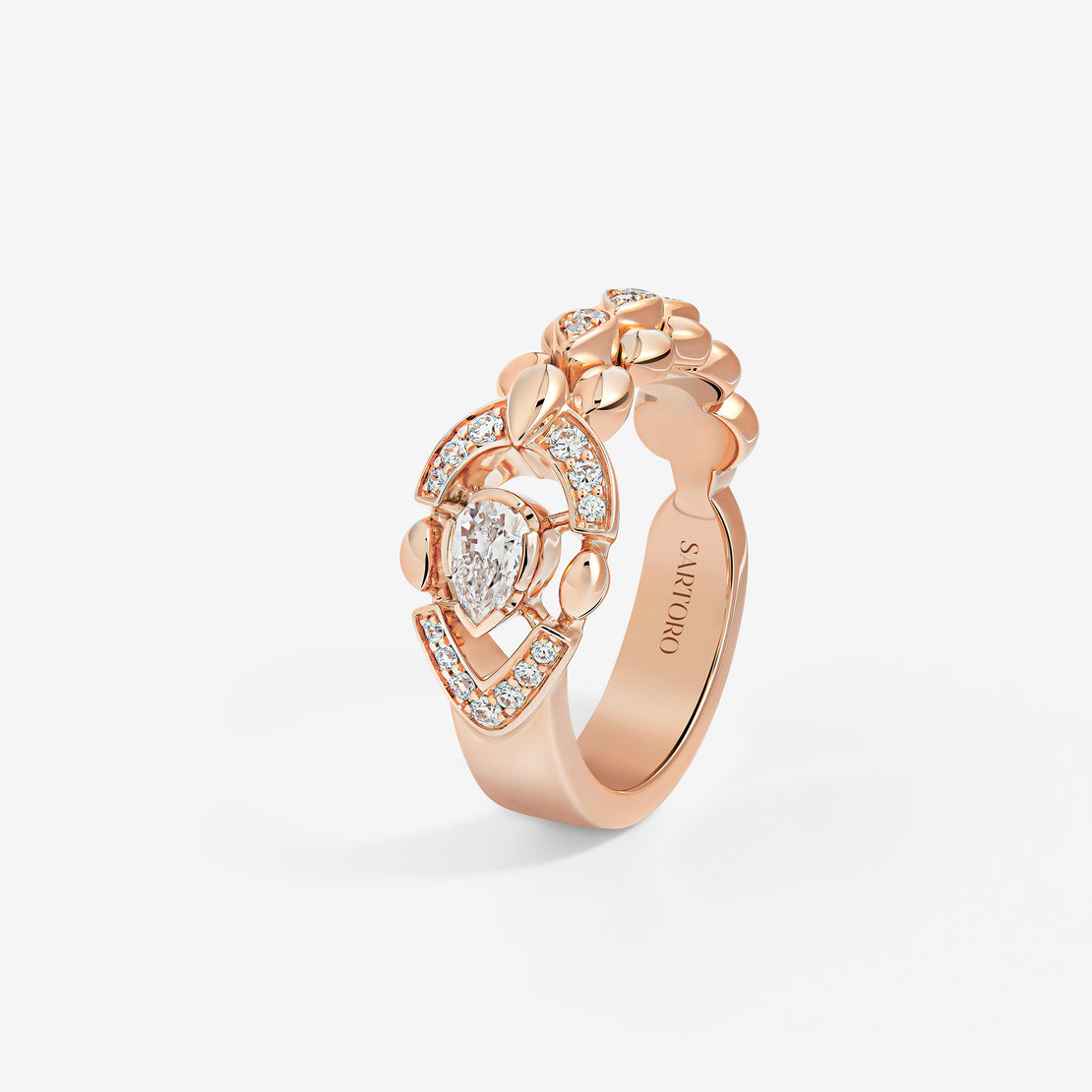 Dualitas Rings Dualité Signature ring in white gold – Sartoro Genève